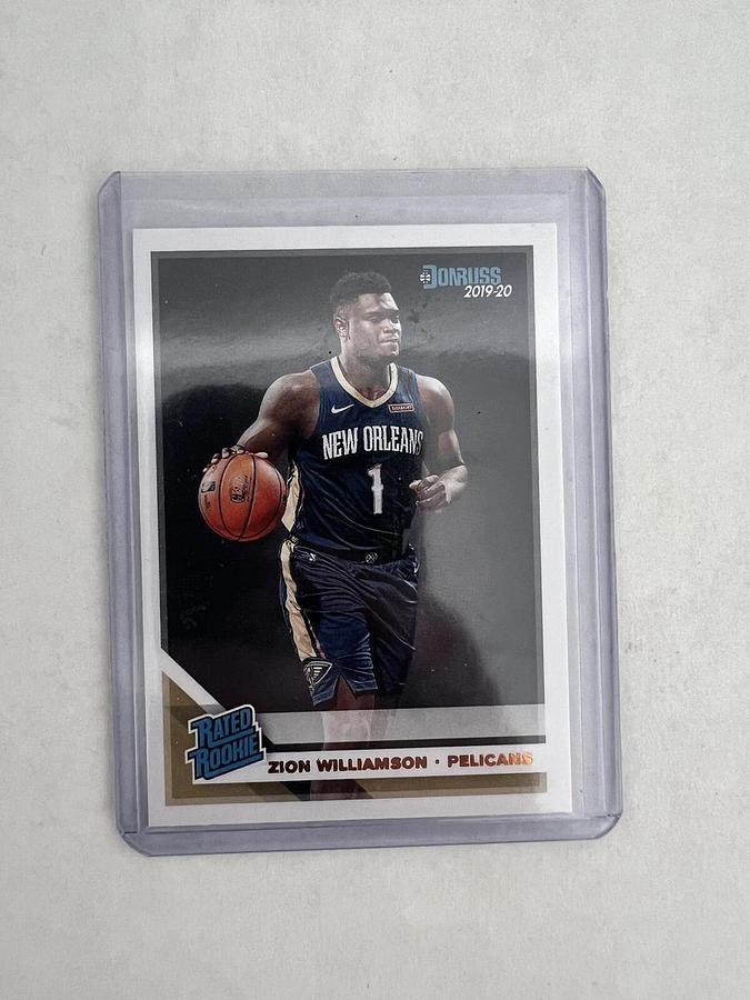 Used 2019-20 Panini Donruss - Rookie #201 Zion Williamson (RC)