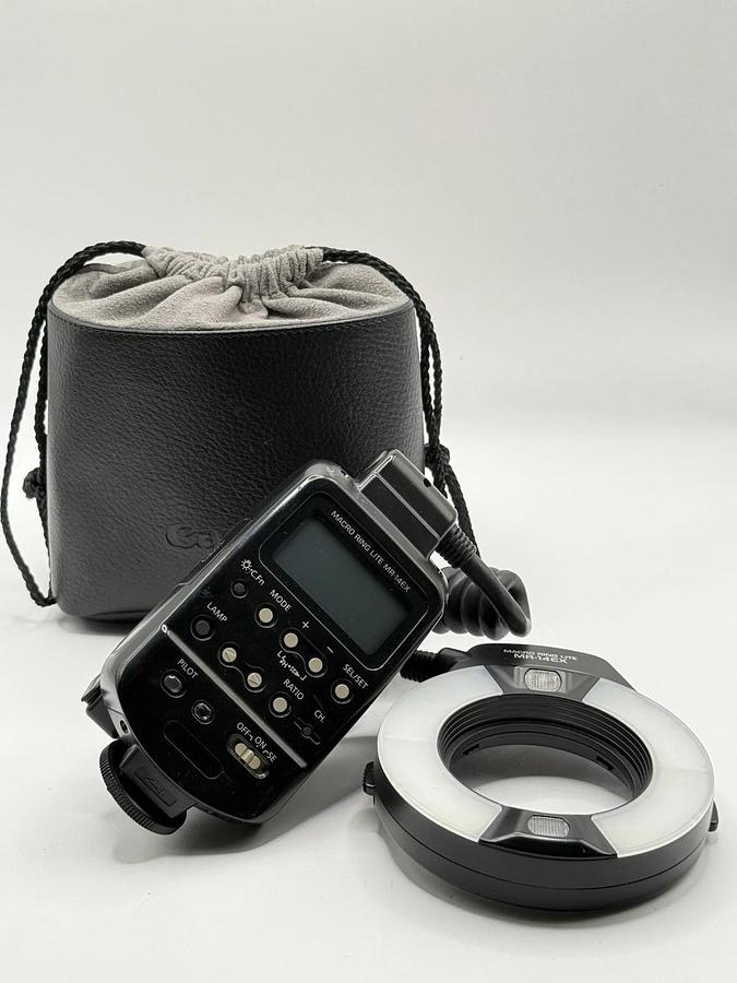 Used Canon MR-14EX Macro Ring Lite With Case 13803239911