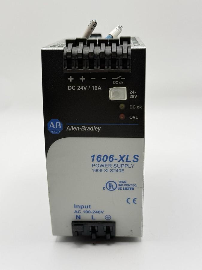 Used Allen Bradley 1606-XLS240E Ser A Power Supply 1606-XLS