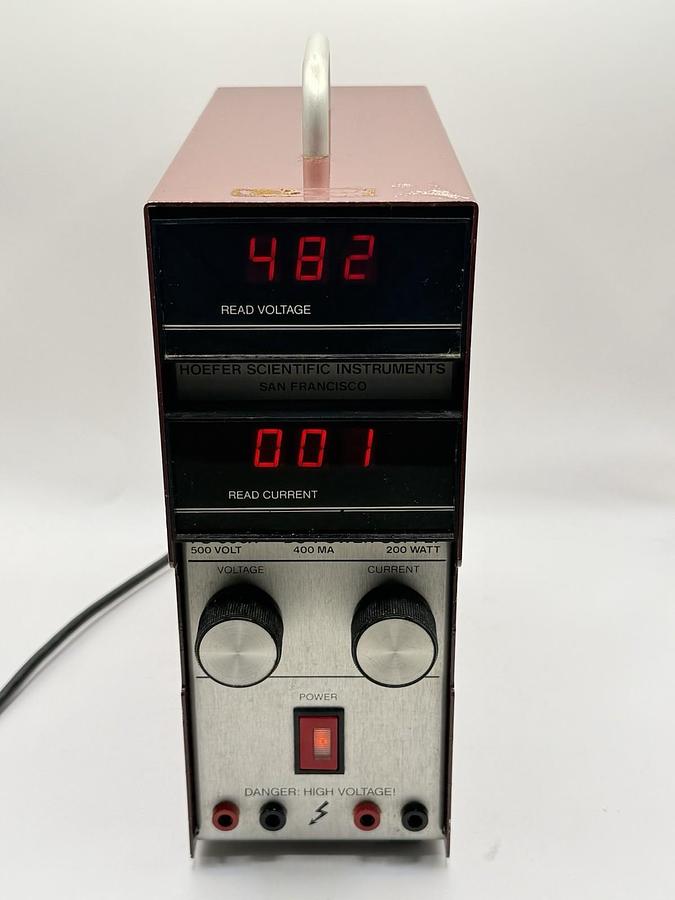 Used Hoefer Scientific Instrument PS500X Electrophoresis DC Power Supply