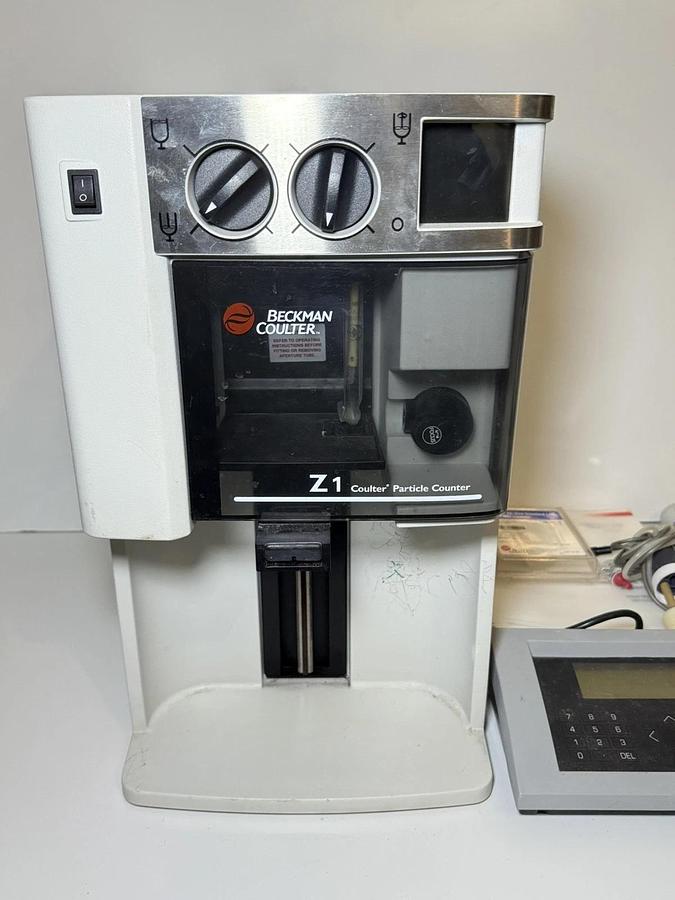 Used Beckman Coulter Z1 S Particle Counter + Controller + Accessories + Manual