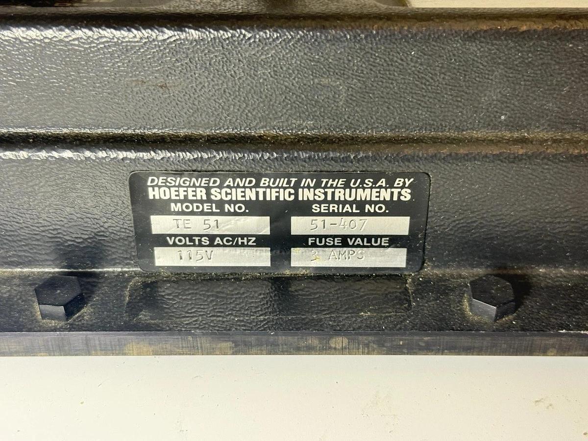 Used Hoefer Scientific Instruments - Transphor Power Supply Model: TE 51