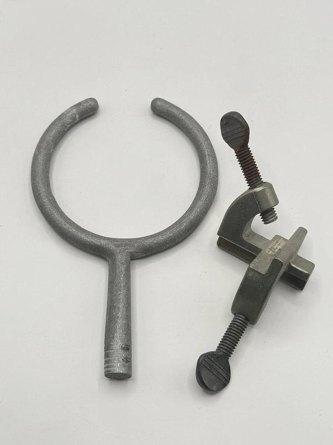 Used Buchi Rotovapor Rotary Evaporator - Replacement Parts: clamp & glassware holder