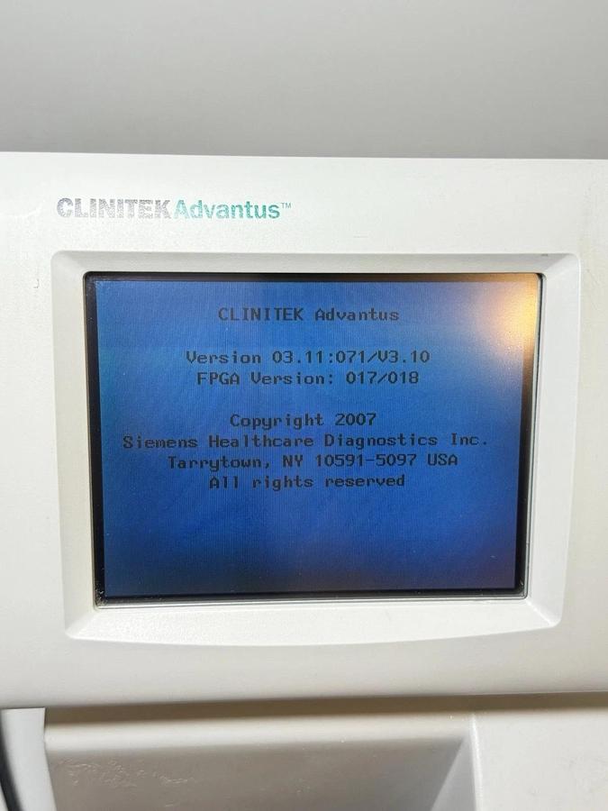 Used SIEMENS CLINITEK Advantus System Unit
