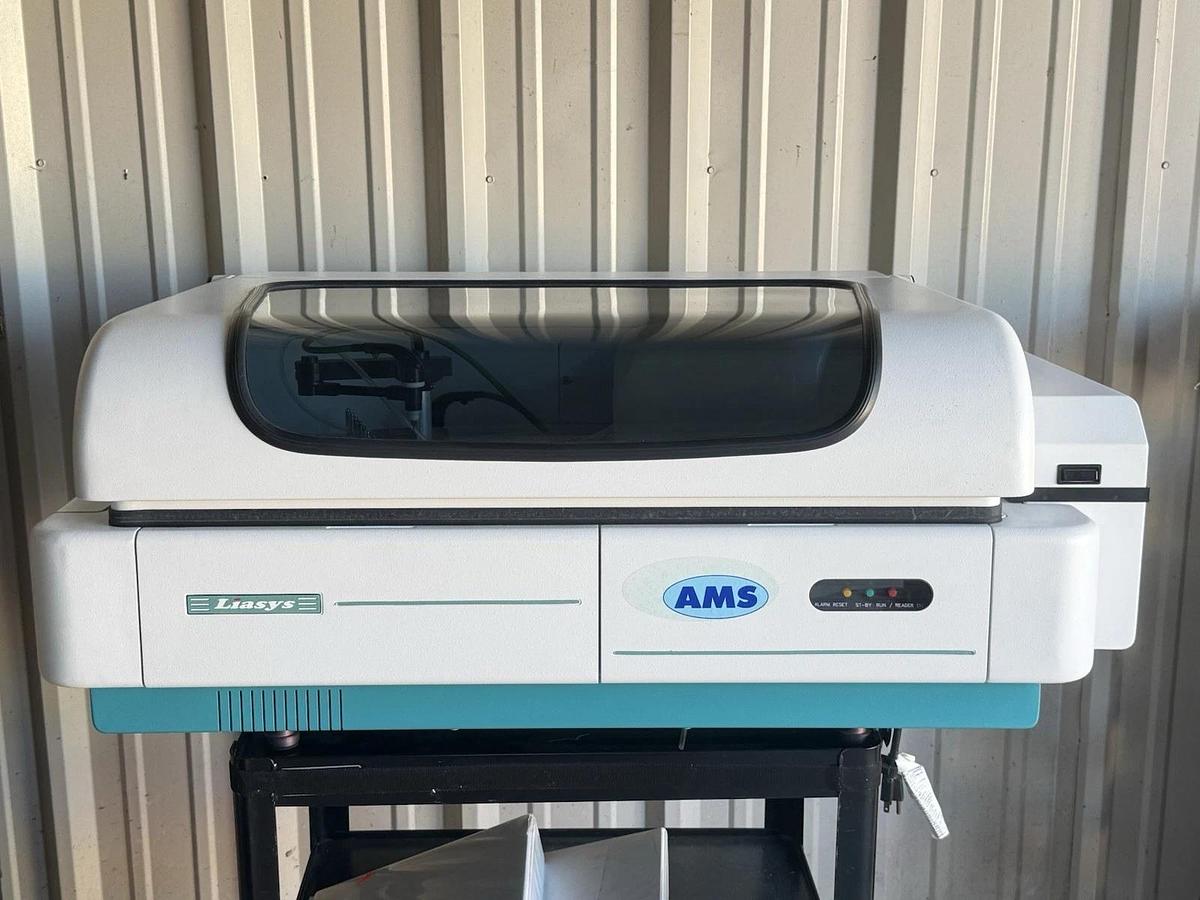 Used LIASYS AMS Chemistry Analyzer Medical System with manuals