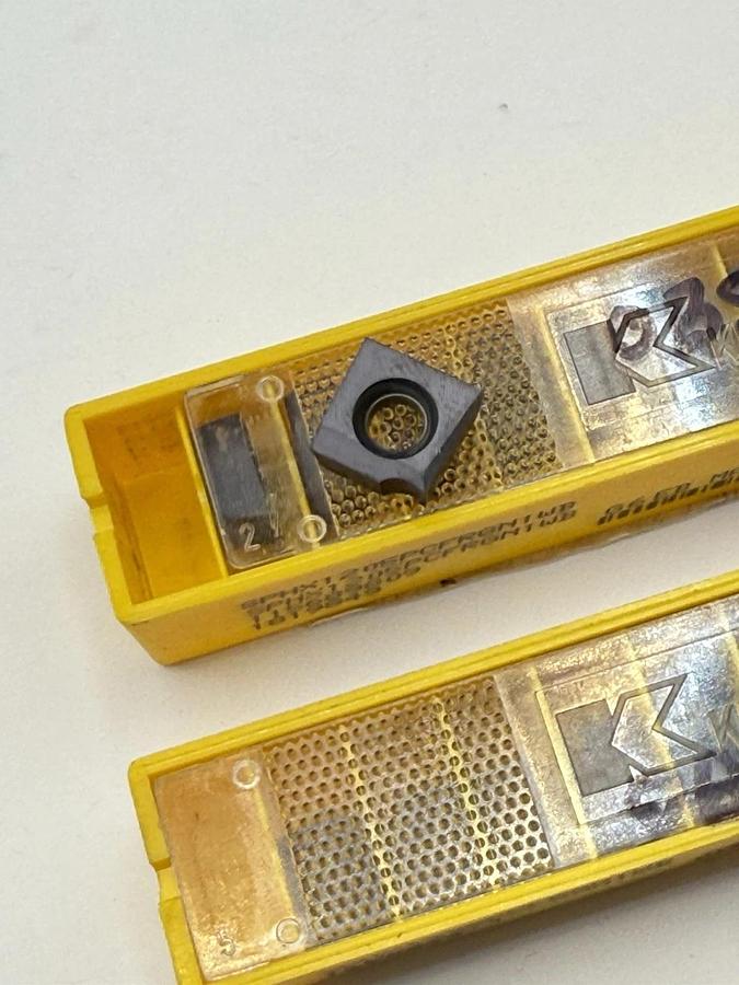 Used 19pcs KENNAMETAL SPHX1205PCFRGN1WB – KC520M Finishing Insert for Cast Iron Mills