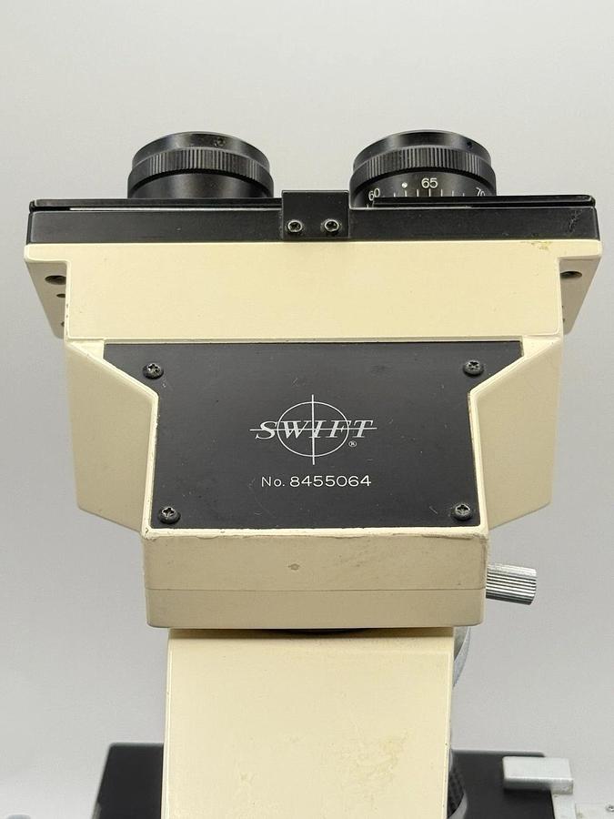 Used Swift M1000-D Series Medical Biological Binocular Microscope + 4 Objectives