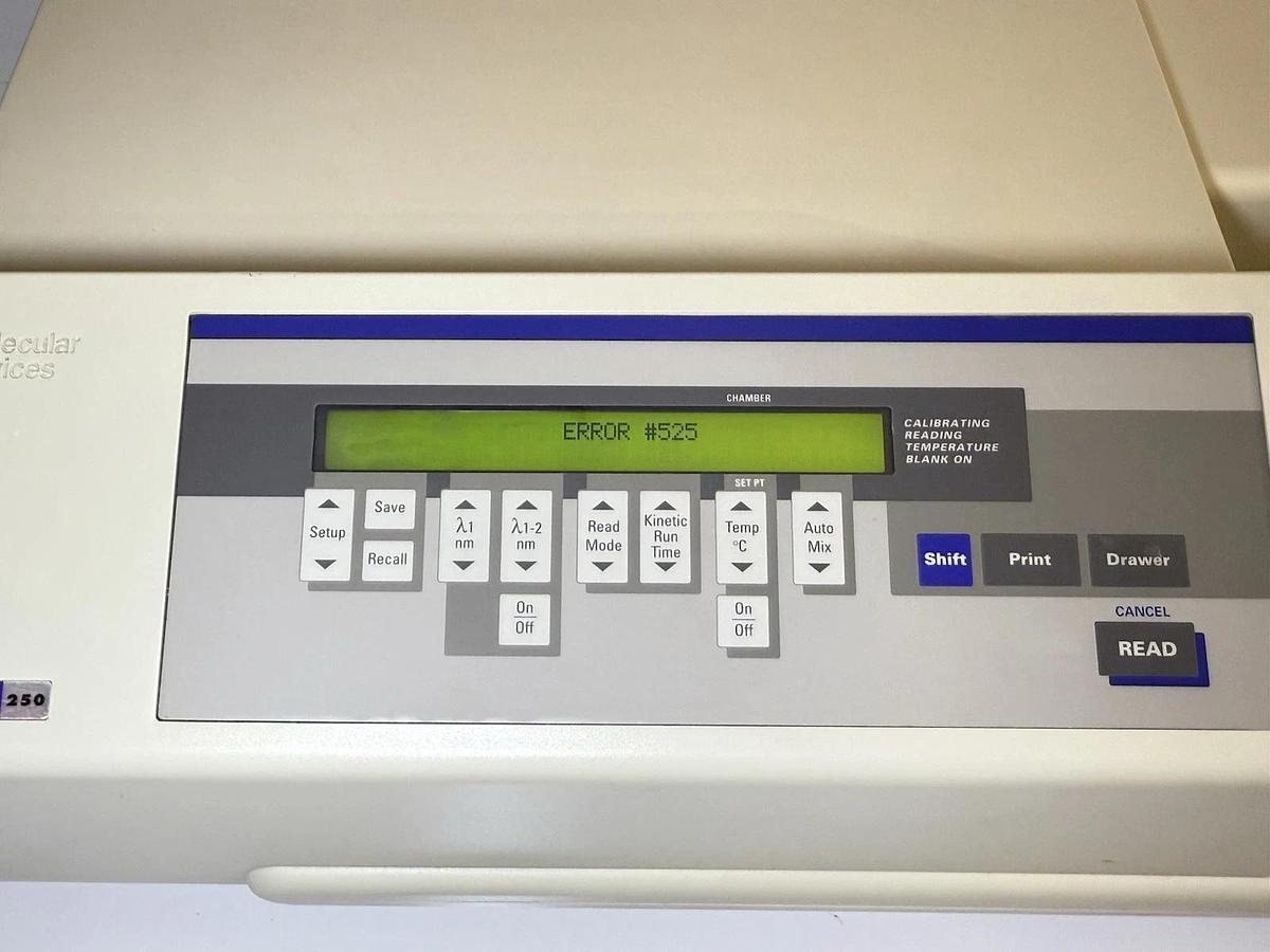 Used Molecular Devices Spectra max 250 Microplate Spectrophotometer