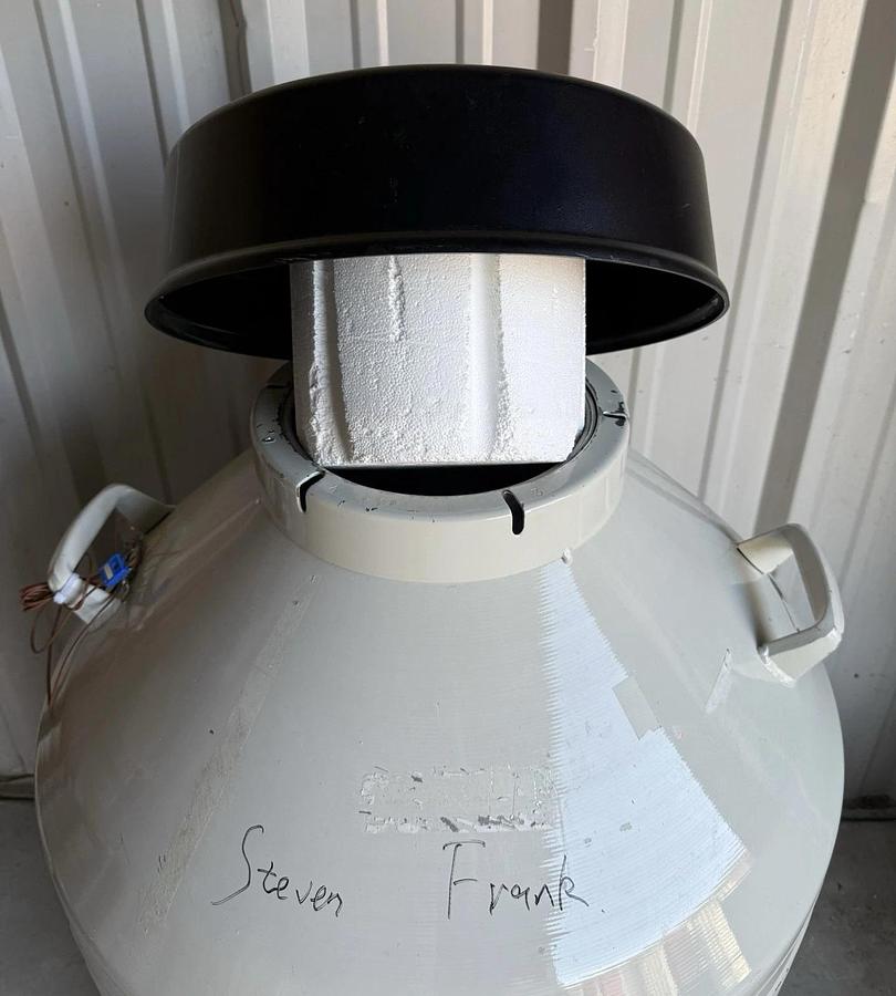 Used MVE CryoSystem 6000 Liquid Nitrogen Storage Tank – 175L LN2 Dewar – Holds 6000 V