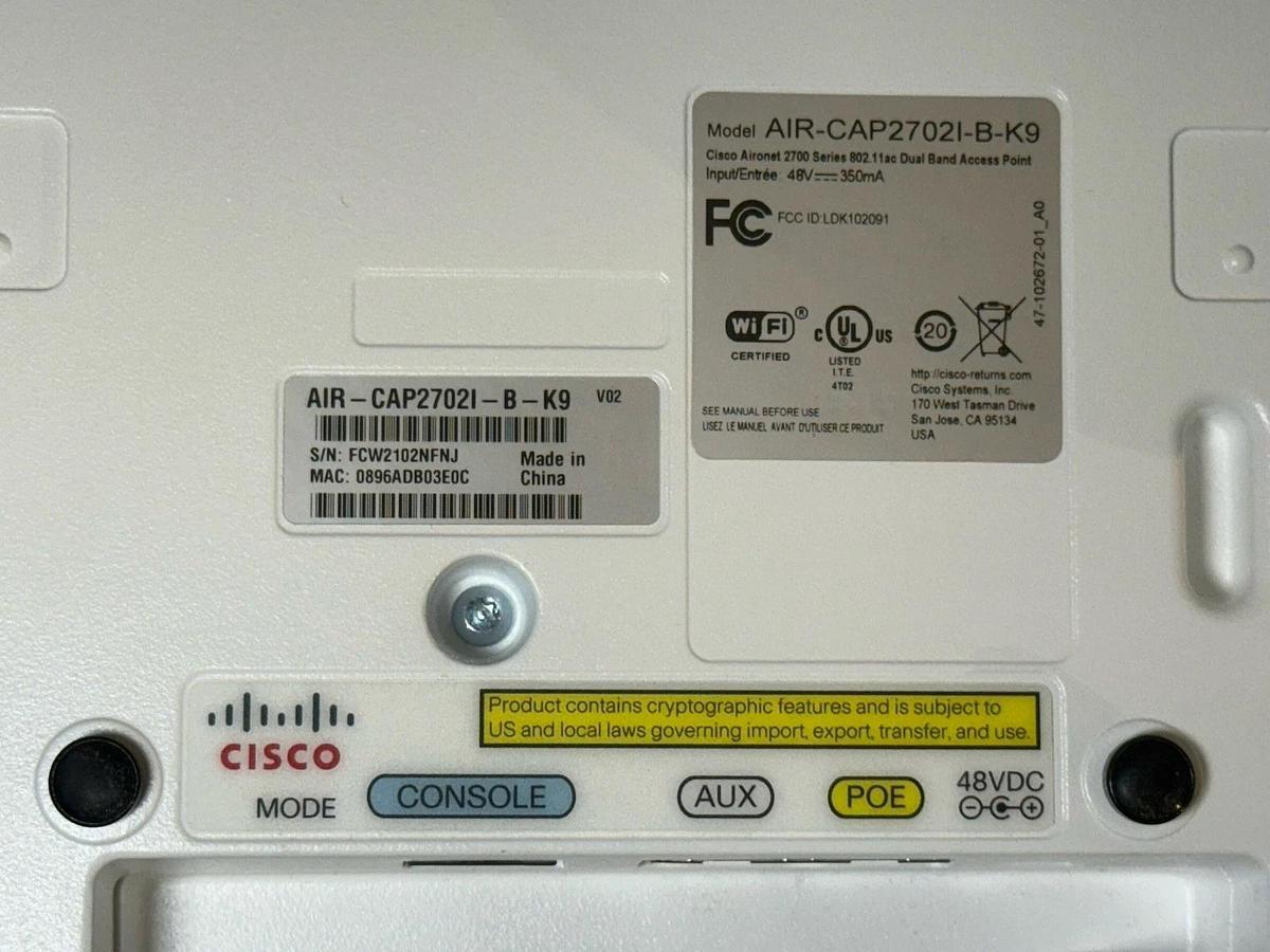 Used LOT OF 46 Cisco Aironet Wireless Access Point: AIR-LAP1142-A-K9 AIR-AP3802E-B-K9