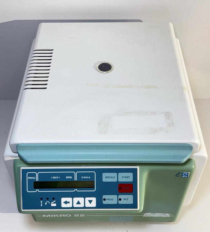Used Hettich Zentrifugen MIKRO 22 Laboratory Benchtop Centrifuge 1105-01