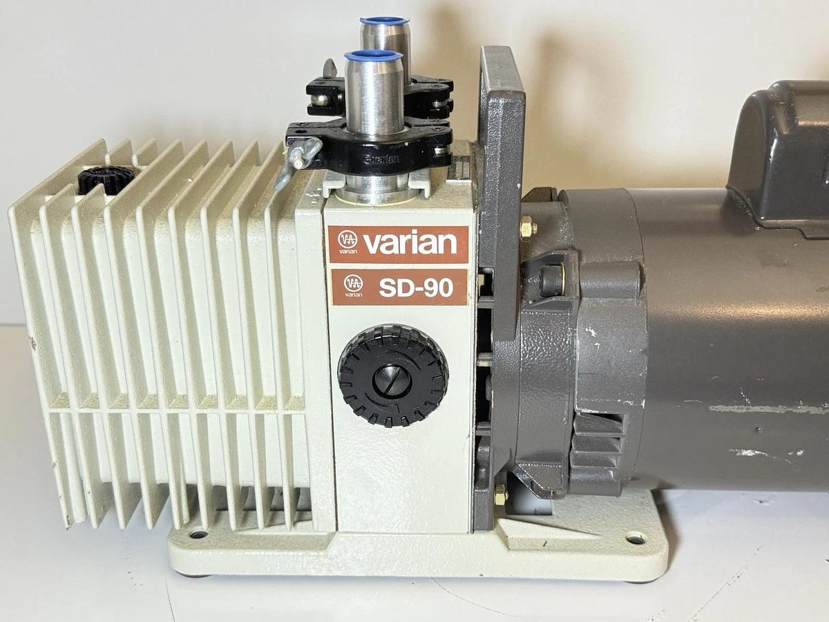 Used Varian SD-90 Dual Stage Rotary Vane Vacuum Pump