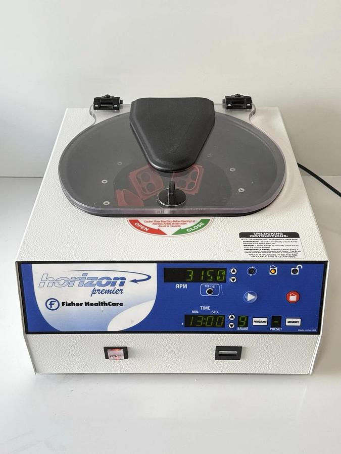 Used Fisher Healthcare Drucker Horizon Premier 755VES Laboratory Lab Centrifuge