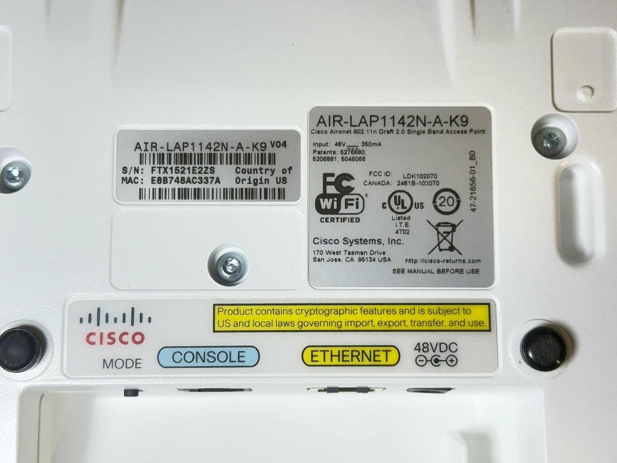 Used LOT OF 46 Cisco Aironet Wireless Access Point: AIR-LAP1142-A-K9 AIR-AP3802E-B-K9