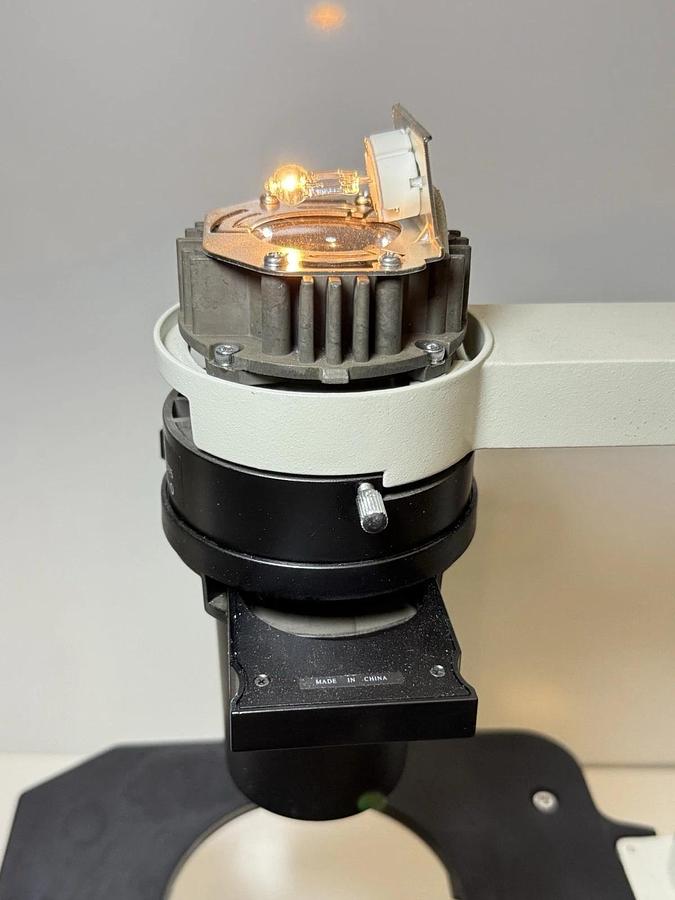 Used Nikon Eclipse TS100 Inverted Lab Microscope w/ Nikon UFX-II, Power Supply & Lamp