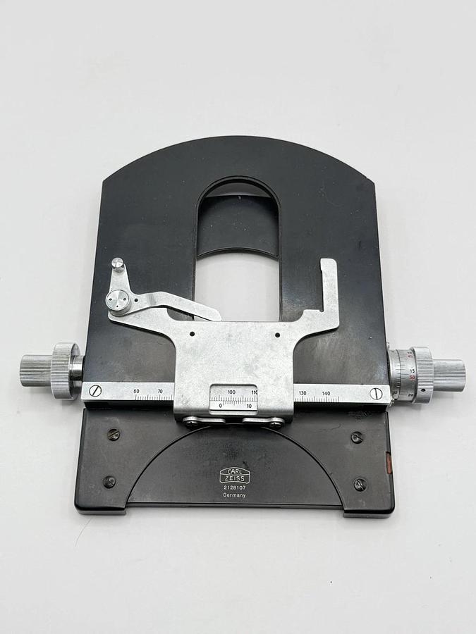 Used Carl Zeiss Microscope Replacement Part - Mechanical Stage Table 2128107 Germany