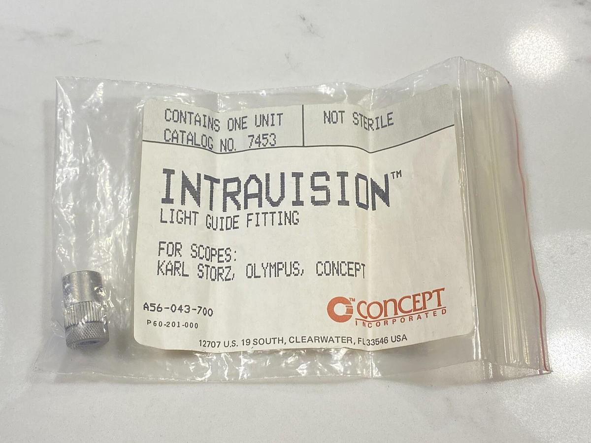 Intravision Light Guide Fitting No.7453 For Scopes: Karl Storz, Olympus, Concept