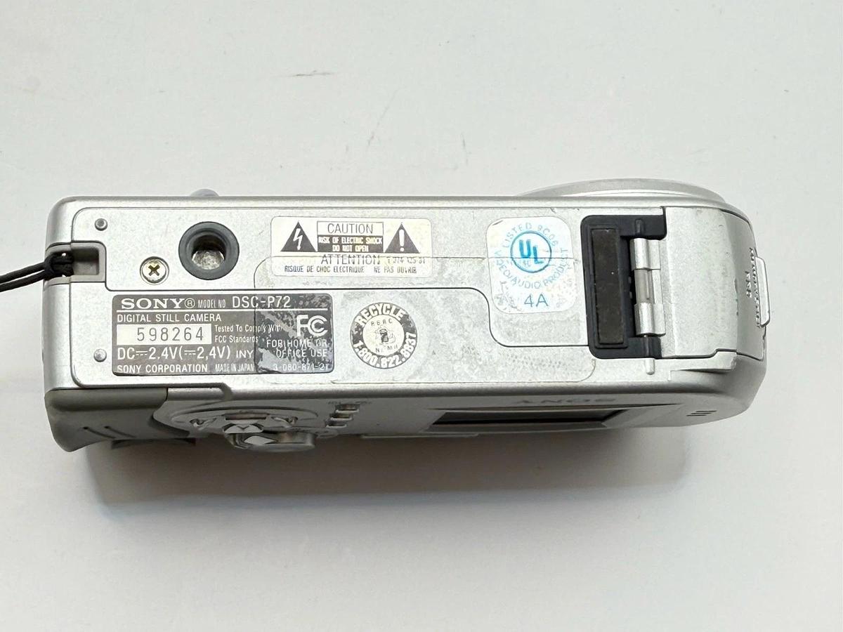 Used Sony Cyber-Shot DSC-P72 3.2MP Digital Camera with Case