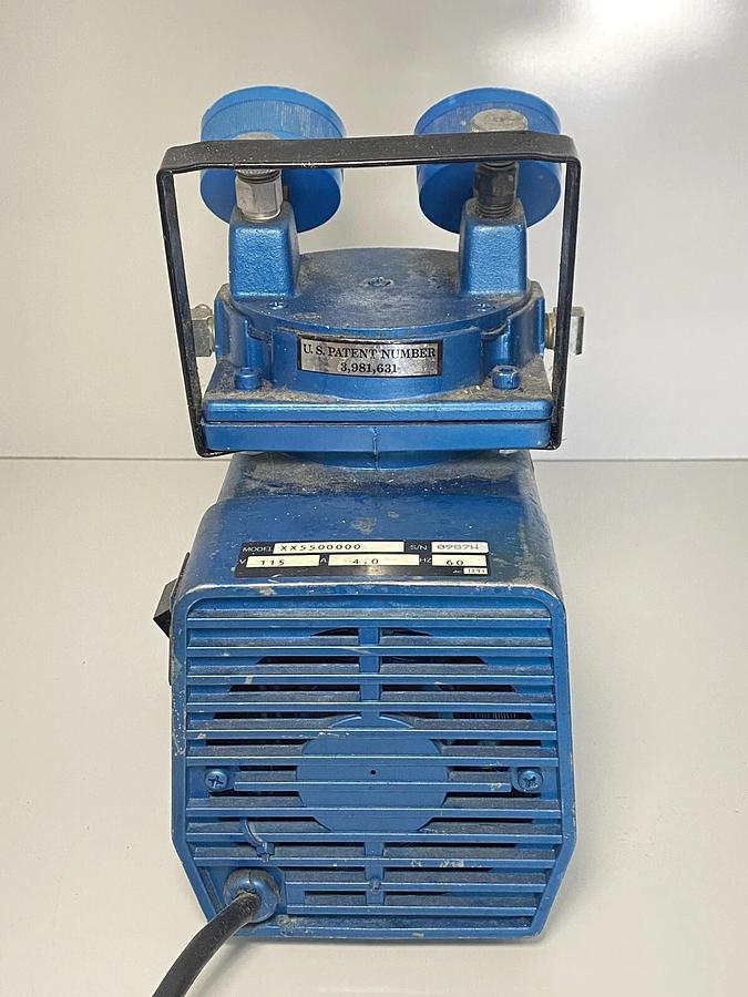 Used Millipore Vacuum Pump Model XX5500000 115V 4.0A 60hz