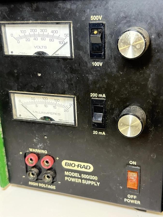 Used Bio-Rad Bio Rad 500/200 Power Supply for Electrophoresis & Blotting