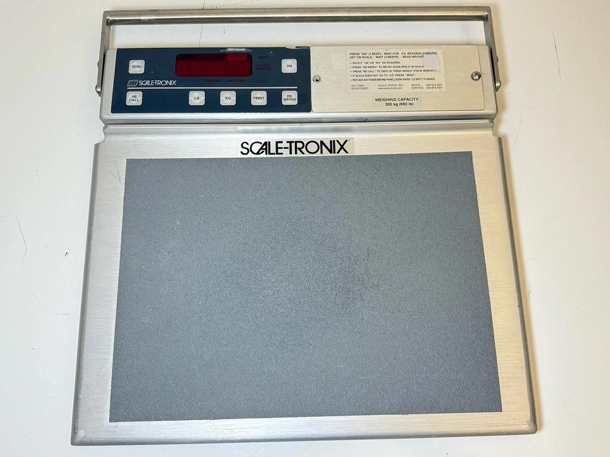 Used Welch Allyn Scale-Tronix 5125 Portable Stand-On Scale