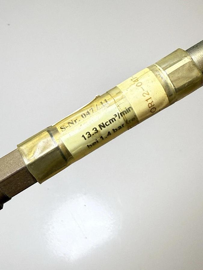 Used JW Froehlich Leak Orifice - OR12-047-11 (12Sccm @ 140kPa) 18/50928.02.1