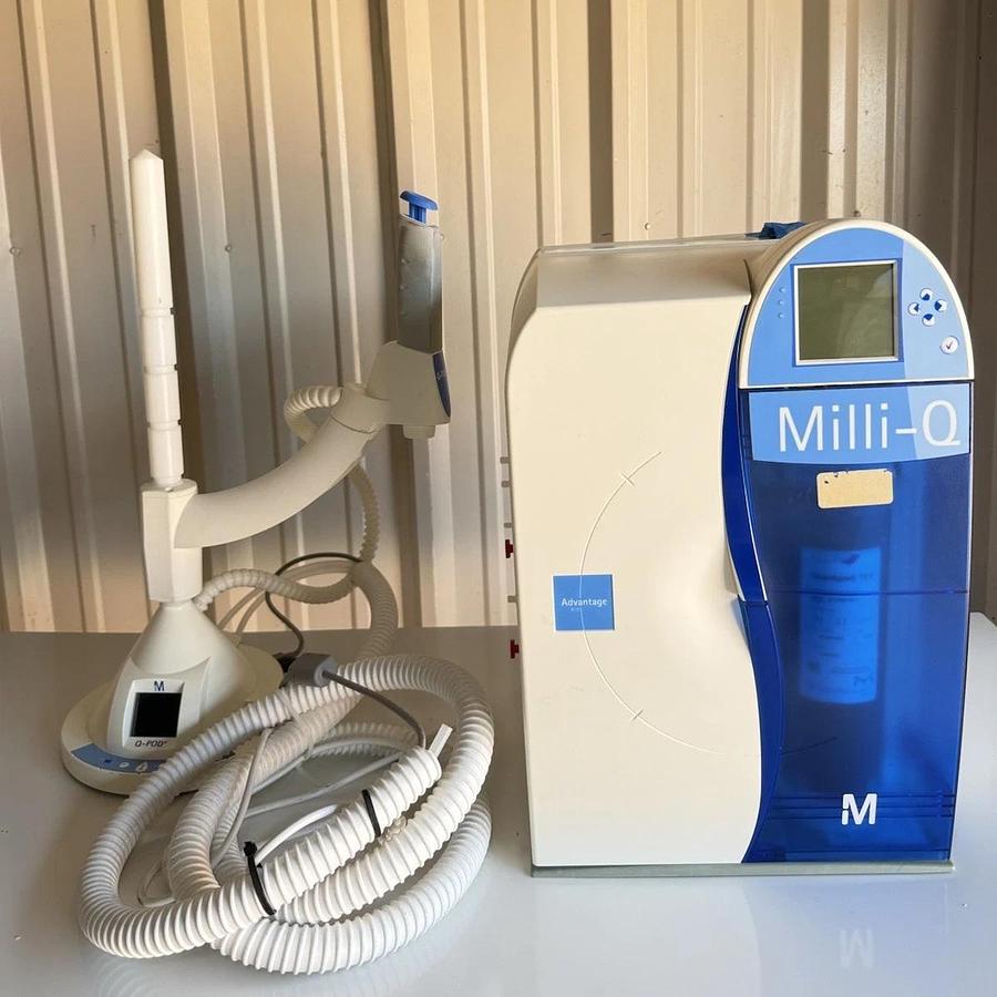 Used Millipore Milli-Q Advantage A10 Water Purification System w/ Q-Pod