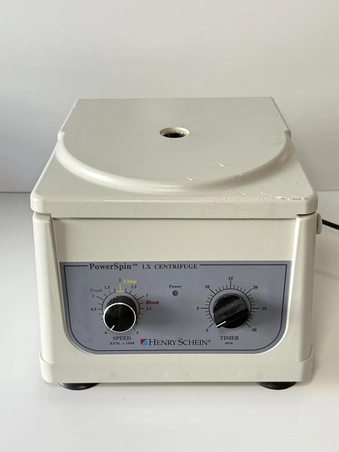 Used Henry Schein Unico C856 PowerSpin LX Benchtop Fixed Bucket Rotor Centrifuge