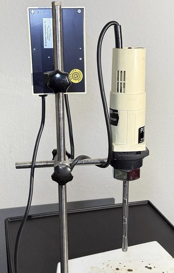 Used Kinematica Polytron PT10-35 Homogenizer w/ PCU Power Control Unit + Stand