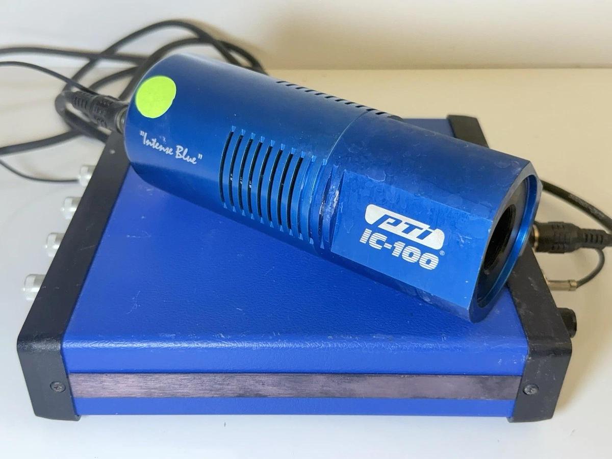 Used PTI Photon Technology Int. IC-100 Microscope Camera Intense Blue w/ Controller