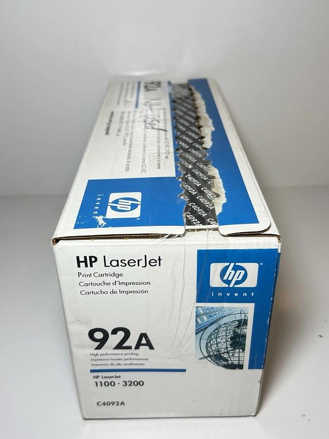 Used HP 92A LaserJet Toner Cartridge- Black (C4092A) 845925042878