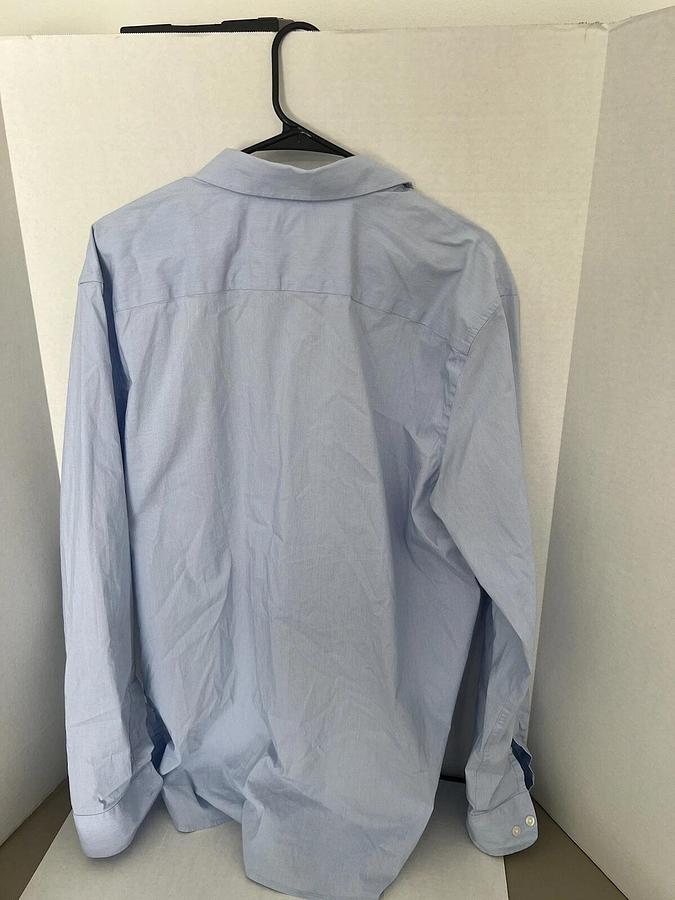 Used Old Navy Shirt Mens XL Slim Fit Signature Stretch Button Up Long Sleeve