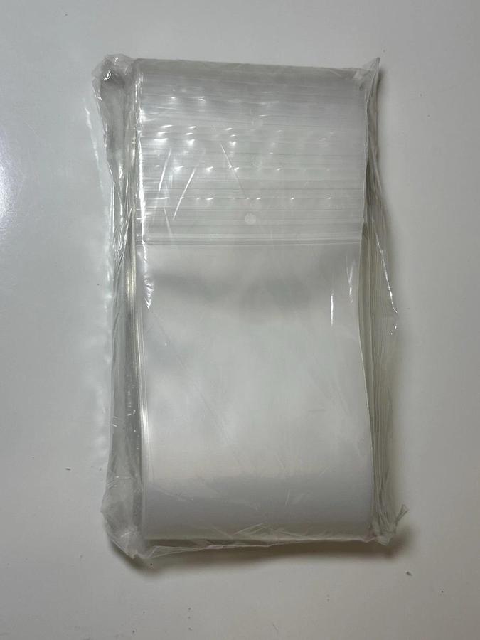 Used 100pcs 4" x 6" H/H Heavy Duty 4Mil Clear Plastic Baggies Bags