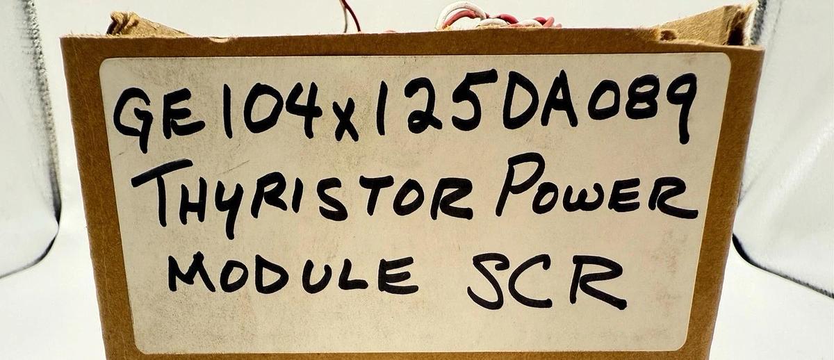Used GE General Electric 104X125DA089 Thyristor Power Module SCR (lot 3)