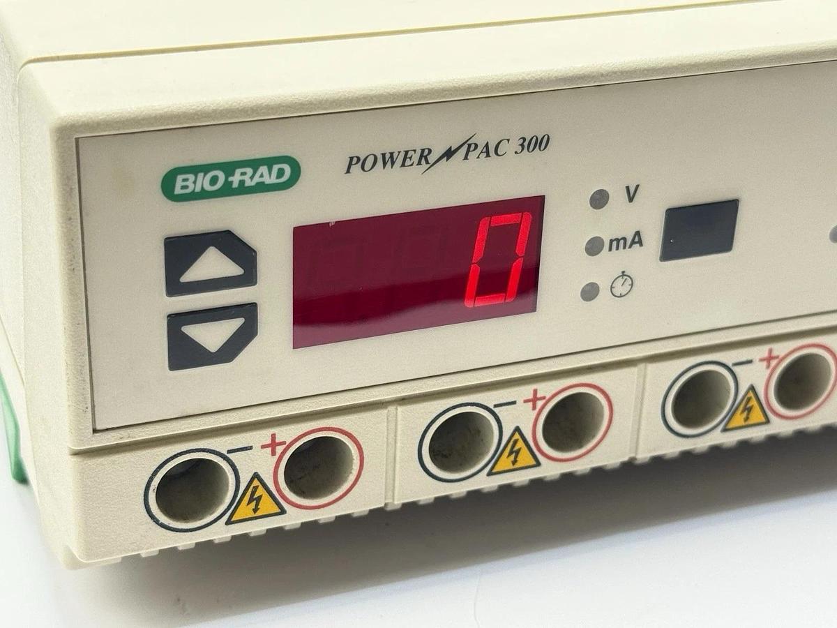 Used Bio-Rad Power PAC 300 Gel Electrophoresis System Power Supply Unit | Powers On
