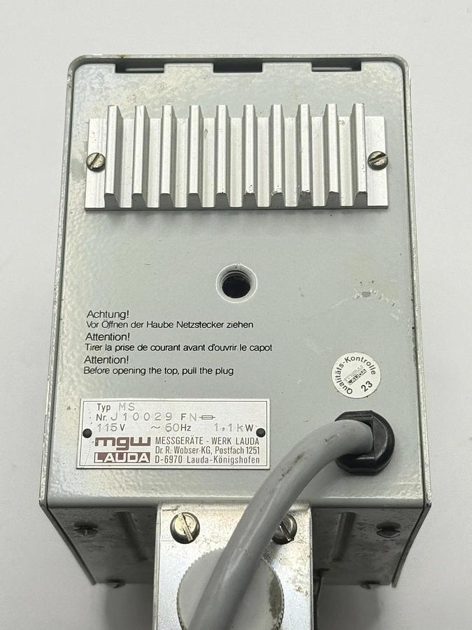 Used MGW Lauda Immersion Circulator Type MS