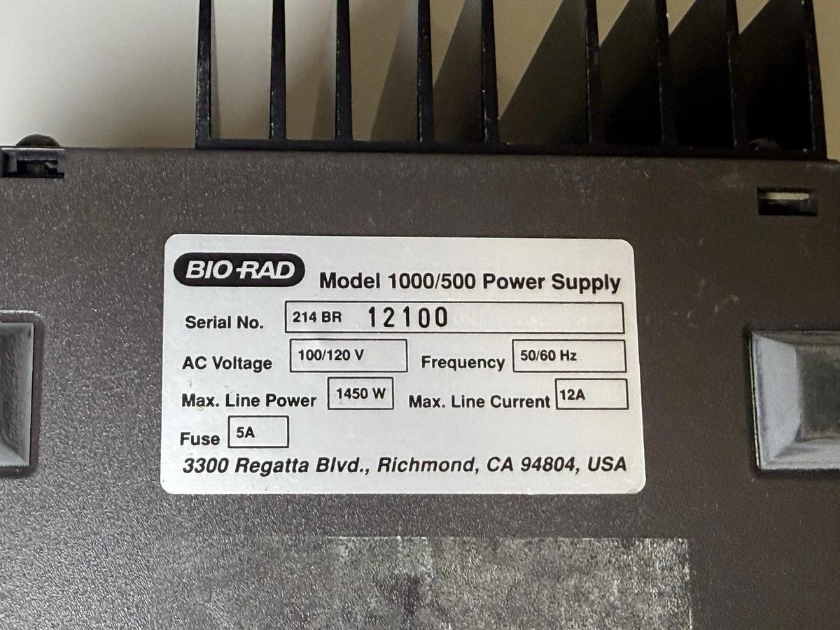 Used Bio-Rad Power Supply 1000/500 For Electrophoresis