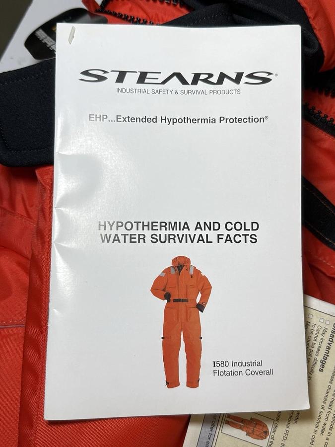 Coleman Stearns I580 Industrial Flotation Coverall I580ORG-06-000 XXLarge XXL