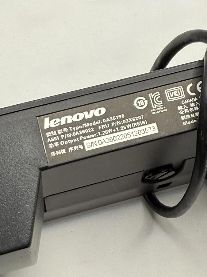 Used Lot 7 Dell Lenovo Computer Multimedia Speakers Mounts Soundbar on Monitor