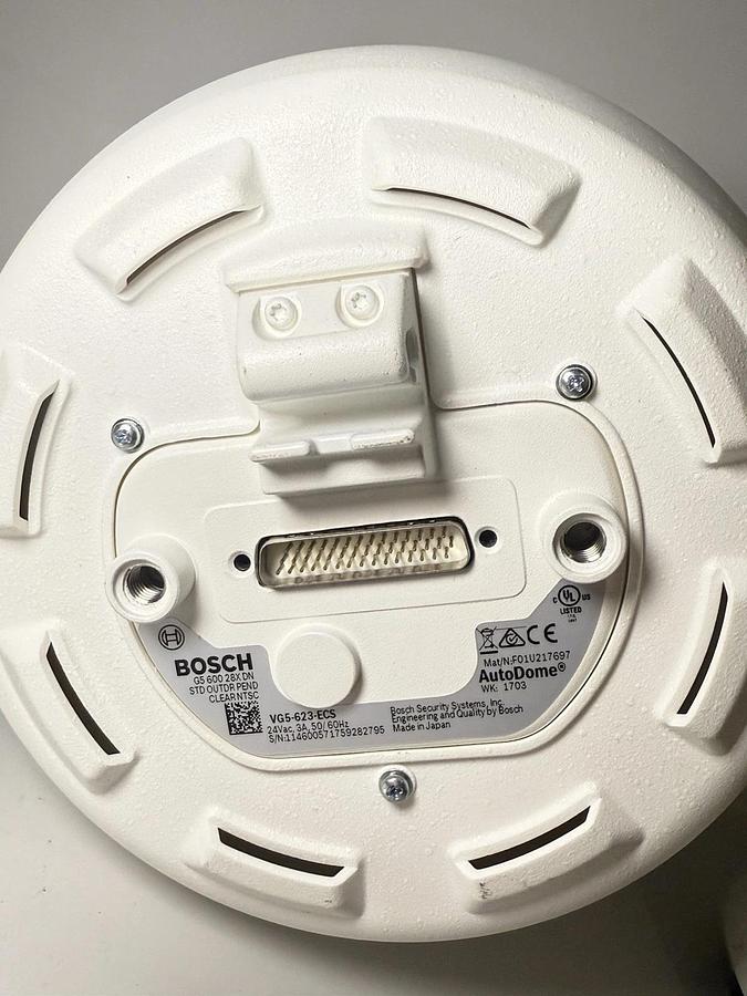 Used Bosch VG5-623-ECS AutoDome In-Ceiling Cam Camera
