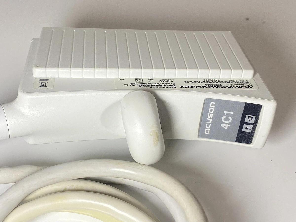 Used Acuson 4C1 Ultrasound Probe Transducer 08258525