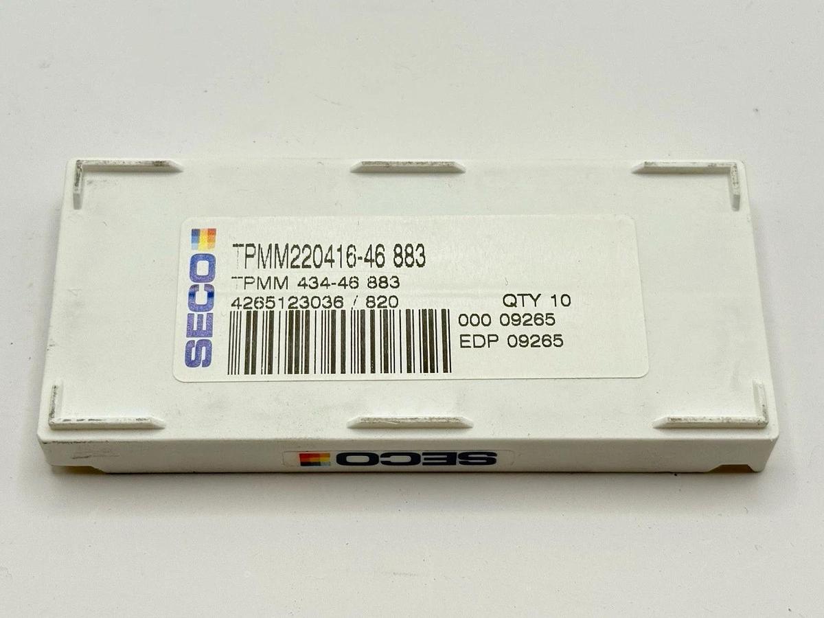 Used SECO Carbide inserts TPMM220416-46 883 TPMM434-46 (EDP09265)