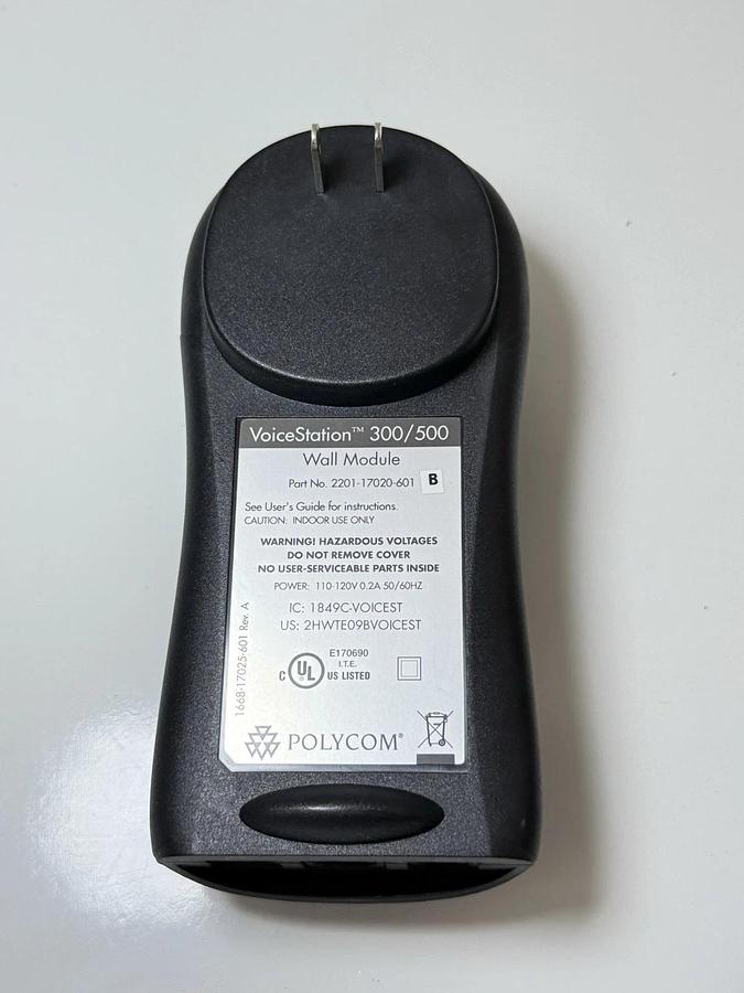 Used Polycom Voice Station 300 Conference Phone w/ Accessories