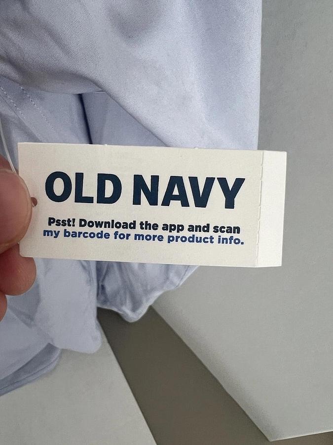 Old Navy Shirt Mens Large Slim Fit Signature Stretch Button Up - Never Worn