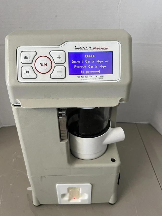 Used Sceptor Omni 3000 Air Sampler System – Clean, with case