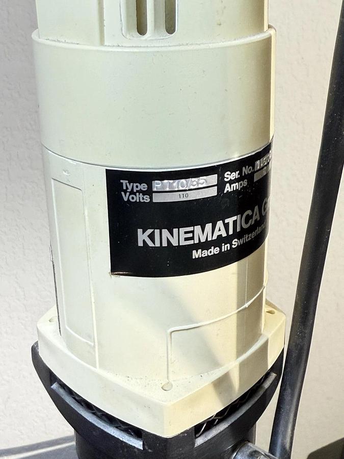 Used Kinematica Polytron PT10-35 Homogenizer w/ PCU Power Control Unit + Stand