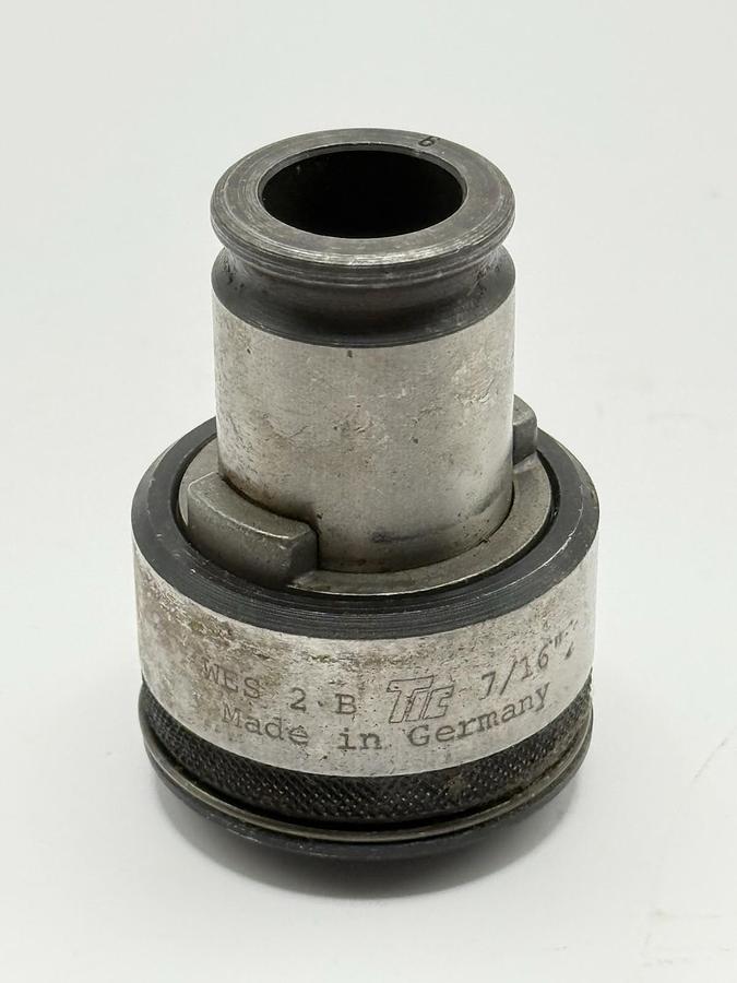 Used TIC Tap Adapter WES 2B 7/16" - Precision Tapping Collet for CNC & Manual Machine