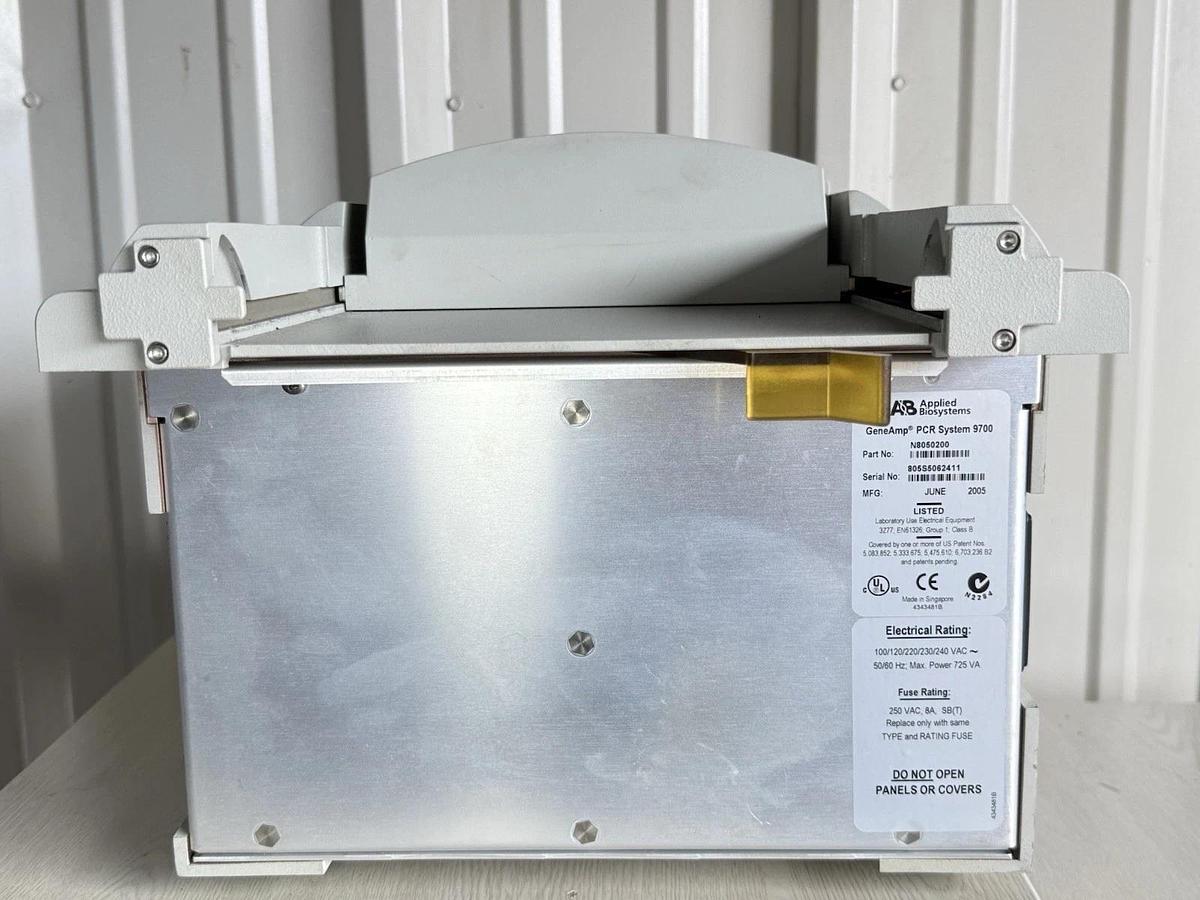 Used Applied Biosystems GeneAmp PCR 9700 System Thermal Cycler Dual 384 Well N8050200
