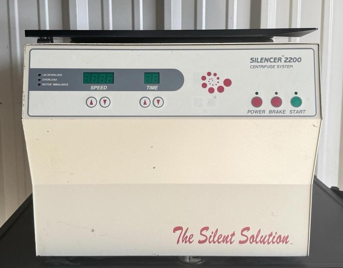 Used The Silent Solution Silencer 2200 Centrifuge System with Rotor