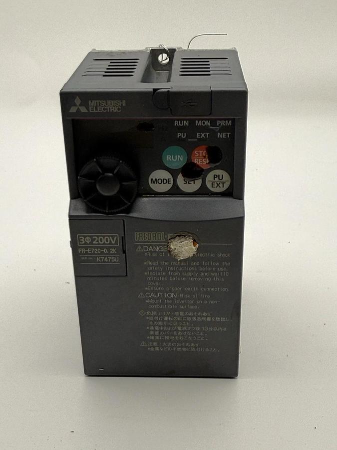 Used Mitsubishi Electric - Inverter FR-E720-0.2K